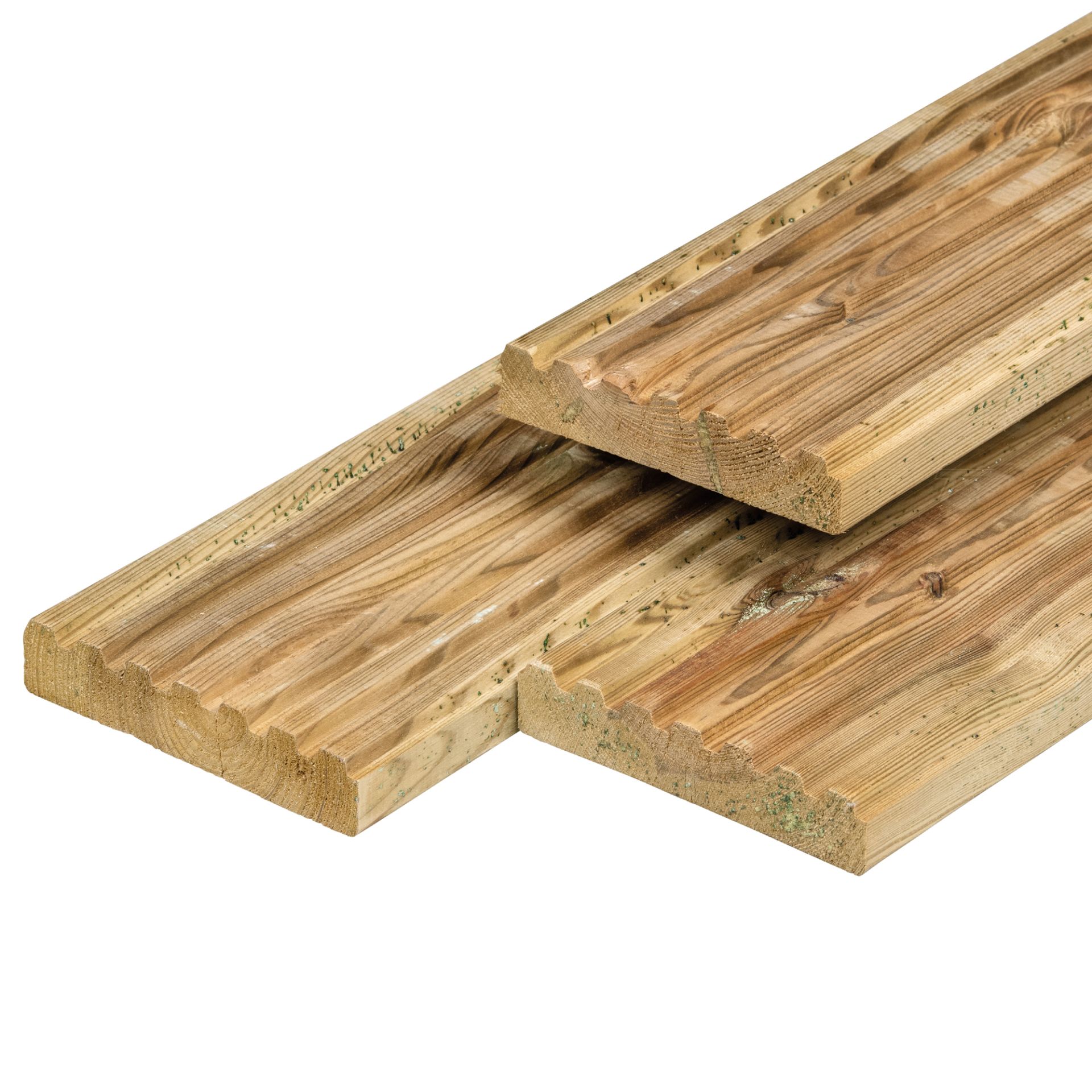 Sample Grenen geimpr. vlonderplank 27 x 145 mm