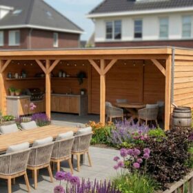 Combinatie 4 met 3x zij- en 3x achterwand