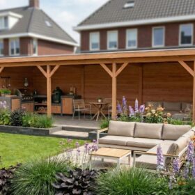 Combinatie 4 met 3x zij- en 3x achterwand